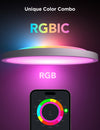 Govee 12-Inch RGBWW + RGBIC Smart Ceiling Light